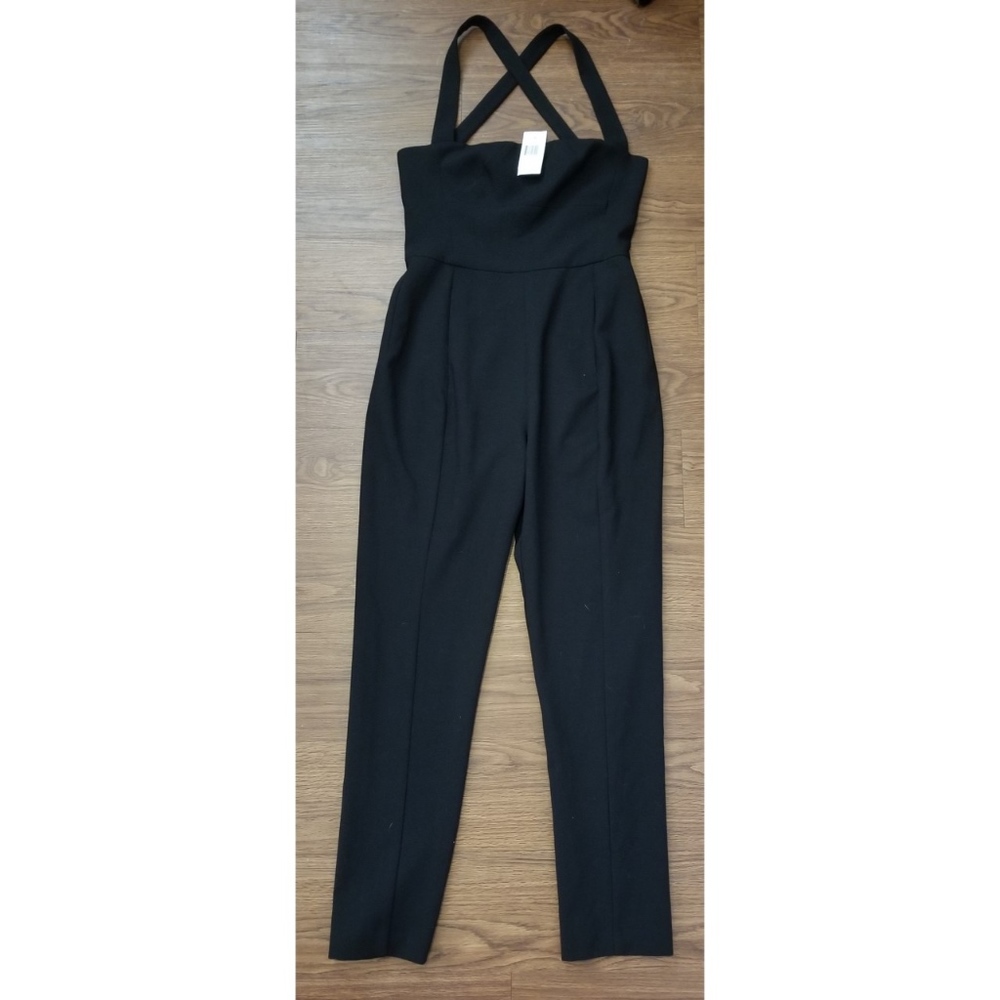 Black Halo Jumpsuit Black NWT Size 6
